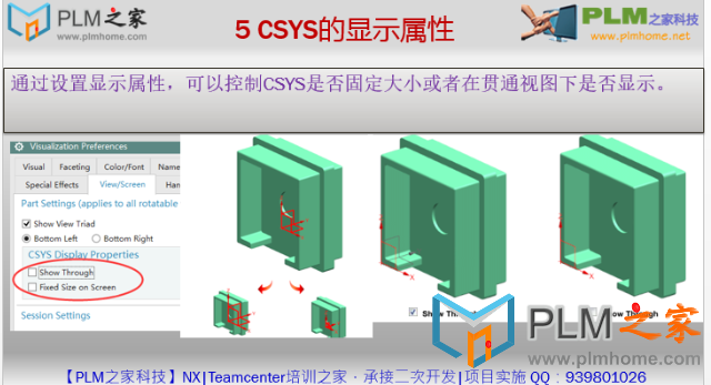 5 CSYS的显示属性